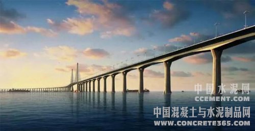 港珠澳大桥:世界七大奇迹工程之一 路面浇筑