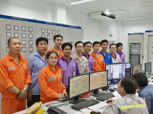 中材节能总承包泰国TPCC2000t/d水泥生产线余热发电并网发电